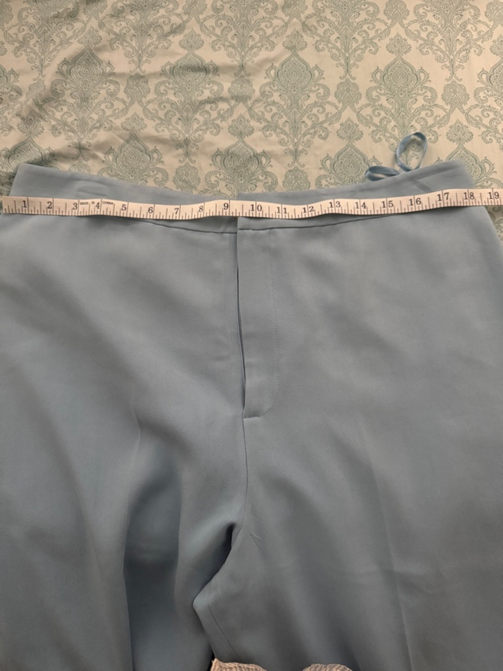 Lauren Ralph Lauren blue silk pants 16W fully lined. - Picture 7 of 7